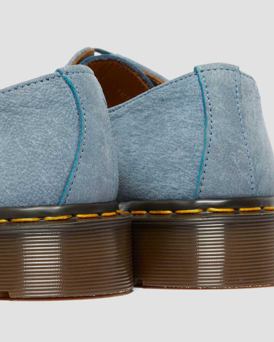 Zapatos Oxford Dr Martens 1461 Made in England Nubuck Leather Hombre Azules  España |  28041-TYZR