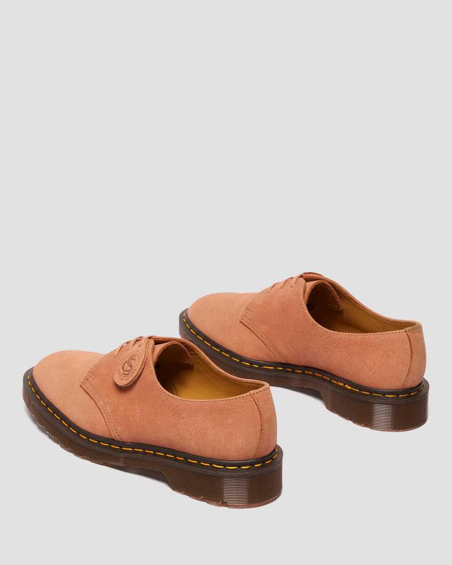 Zapatos Oxford Dr Martens 1461 Made in England Nubuck Leather Mujer Rosas  España |  42381-VSHO