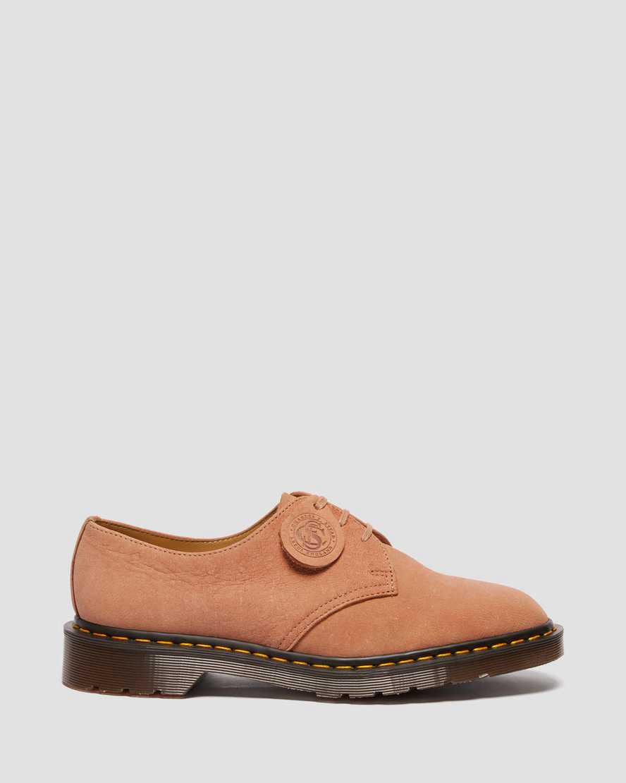 Zapatos Oxford Dr Martens 1461 Made in England Nubuck Leather Mujer Rosas  España |  42381-VSHO