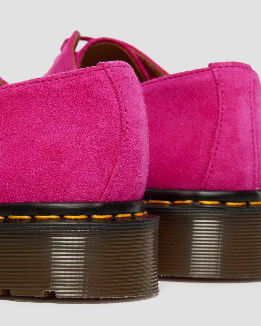 Zapatos Oxford Dr Martens 1461 Made in England Buck Suede Mujer Rosas  España |  69815-SQXI
