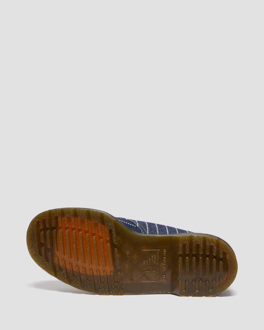 Zapatos Oxford Dr Martens 1461 Made in England Pinstripe Mujer Azules Oscuro  España |  86459-PYLD