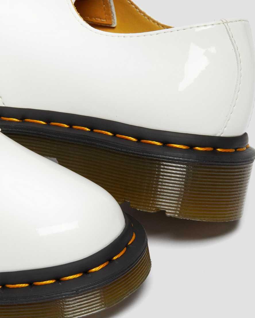 Zapatos Oxford Dr Martens 1461 Patent Leather Mujer Blancas  España |  28361-MUTN