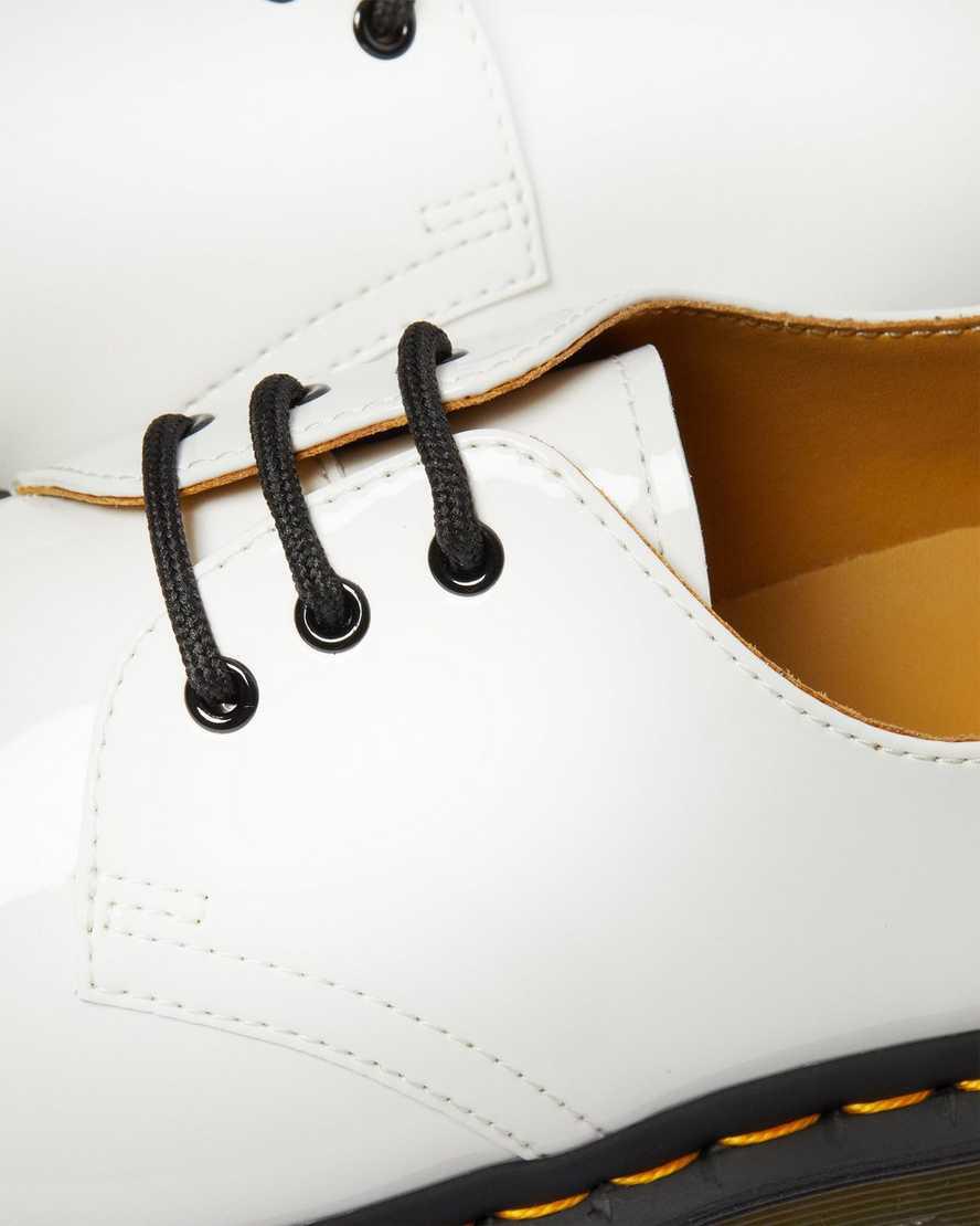 Zapatos Oxford Dr Martens 1461 Patent Leather Mujer Blancas  España |  28361-MUTN