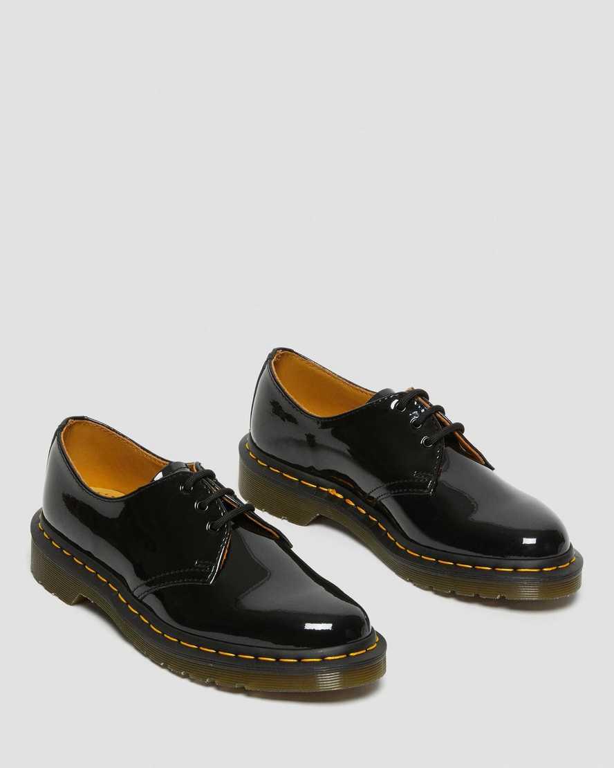 Zapatos Oxford Dr Martens 1461 Patent Leather Mujer Negras  España |  98631-TKER