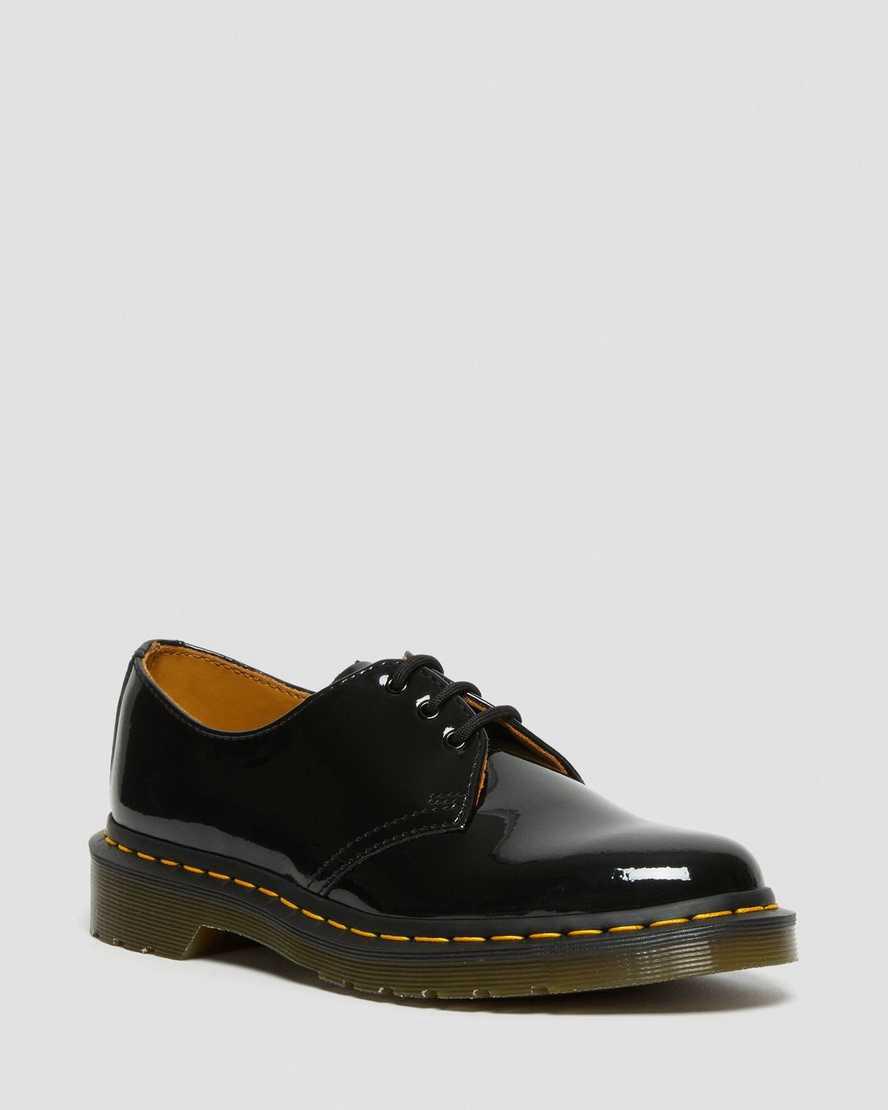 Zapatos Oxford Dr Martens 1461 Patent Leather Mujer Negras  España |  98631-TKER
