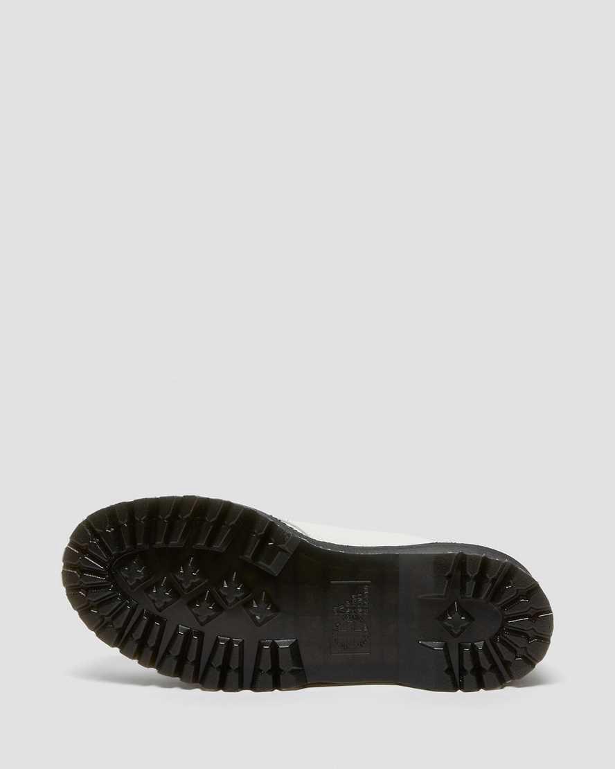 Zapatos Oxford Dr Martens 1461 Smooth Leather Platform Mujer Blancas  España |  09325-BHYF