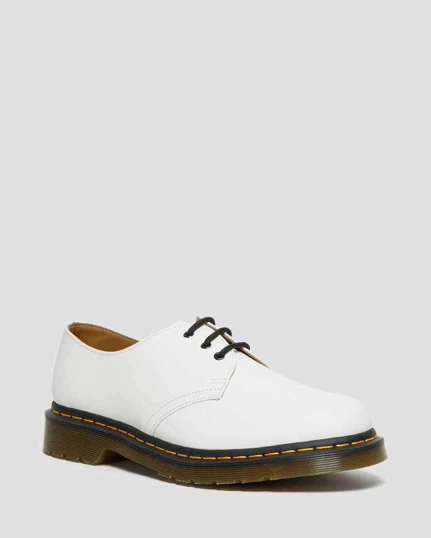 Zapatos Oxford Dr Martens 1461 Smooth Leather Hombre Blancas  España |  30261-FDCO