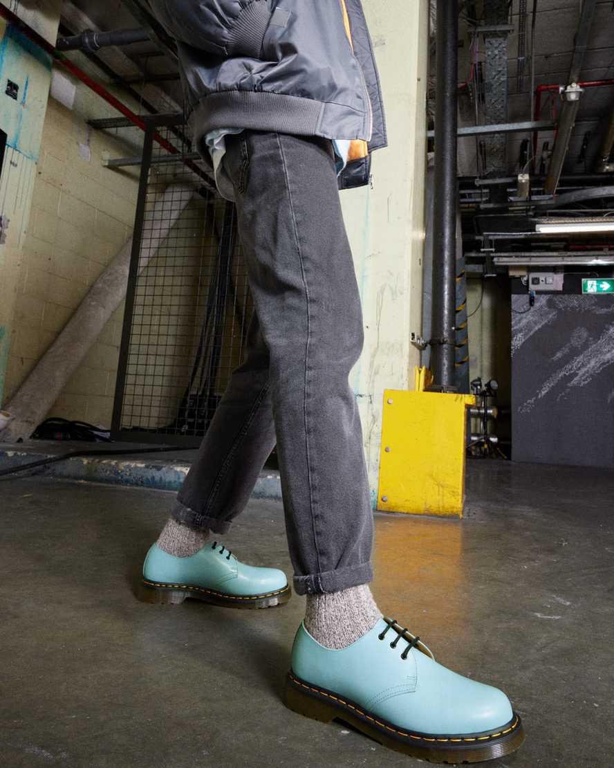 Zapatos Oxford Dr Martens 1461 Smooth Leather Hombre Azules  España |  89741-VQZD
