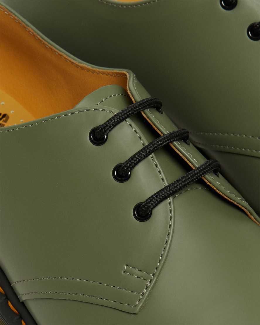 Zapatos Oxford Dr Martens 1461 Smooth Leather Hombre Kaki Verde  España |  97514-JCWZ