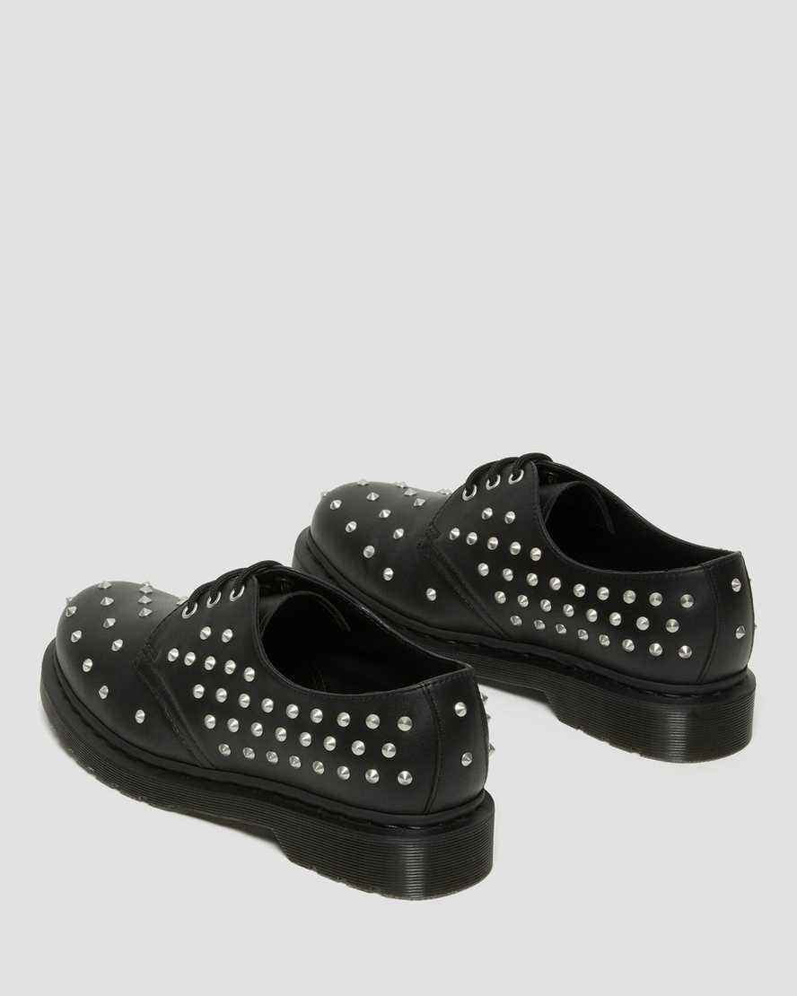 Zapatos Oxford Dr Martens 1461 Stud Wanama Leather Hombre Negras  España |  24891-RHVM
