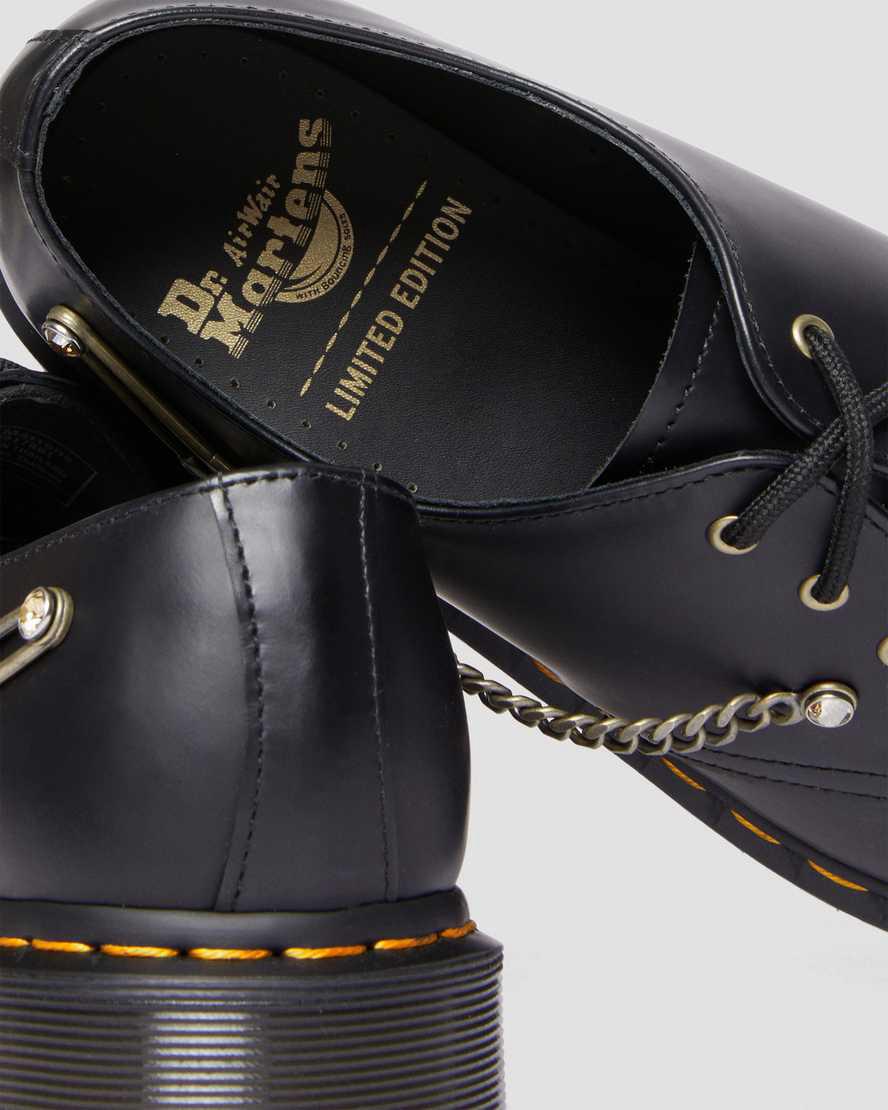 Zapatos Oxford Dr Martens 1461 Swarovski Leather Mujer Negras  España |  50374-AWJL