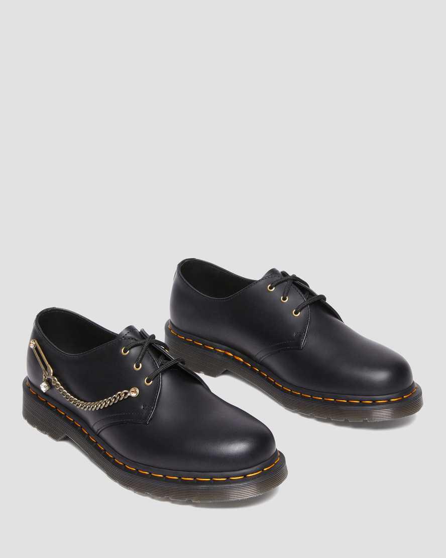 Zapatos Oxford Dr Martens 1461 Swarovski Leather Mujer Negras  España |  50374-AWJL