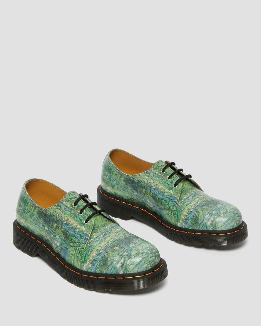 Zapatos Oxford Dr Martens 1461 The National Gallery Monet Hombre Verde  España |  52167-IVQY