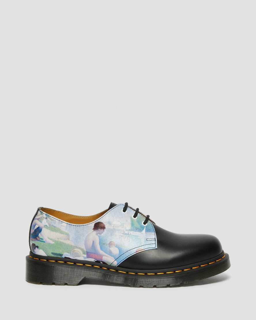 Zapatos Oxford Dr Martens 1461 The National Gallery Seurat Mujer Black/Backhand  España |  61502-PSMV