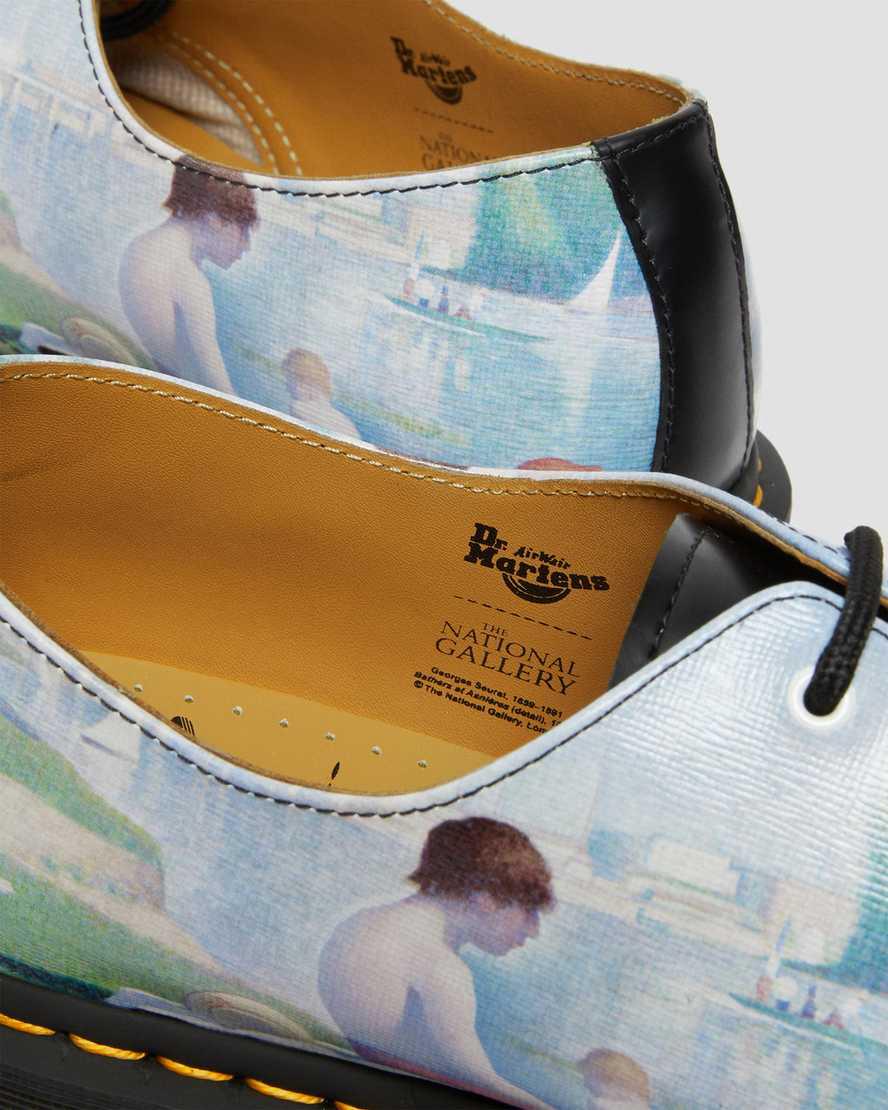 Zapatos Oxford Dr Martens 1461 The National Gallery Seurat Mujer Black/Backhand  España |  61502-PSMV