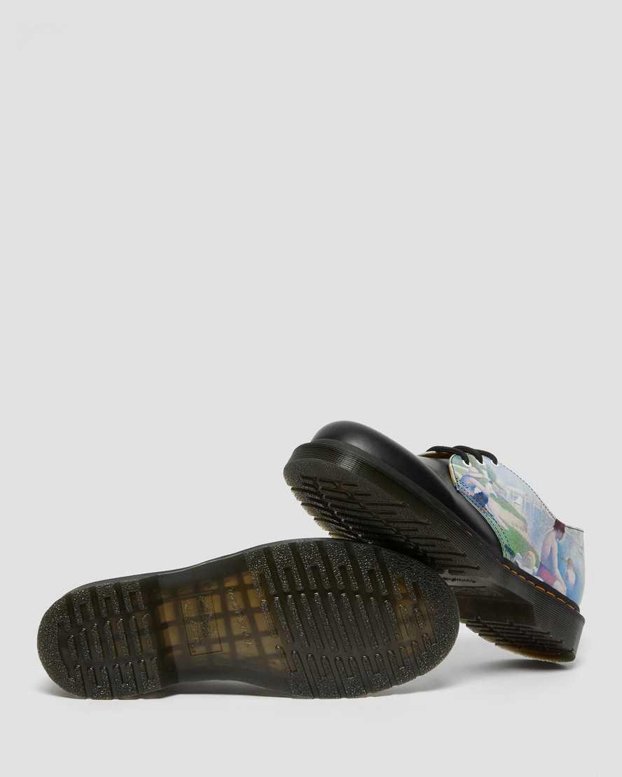 Zapatos Oxford Dr Martens 1461 The National Gallery Seurat Mujer Black/Backhand  España |  61502-PSMV