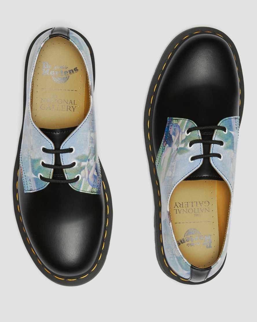 Zapatos Oxford Dr Martens 1461 The National Gallery Seurat Mujer Black/Backhand  España |  61502-PSMV
