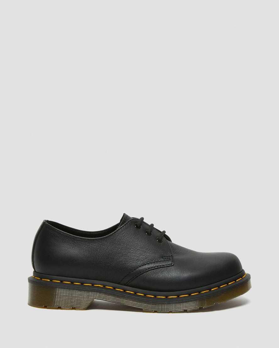 Zapatos Oxford Dr Martens 1461 Virginia Leather Mujer Negras  España |  43591-SADF