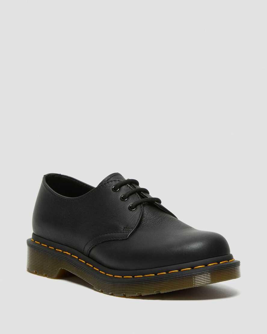 Zapatos Oxford Dr Martens 1461 Virginia Leather Mujer Negras  España |  43591-SADF