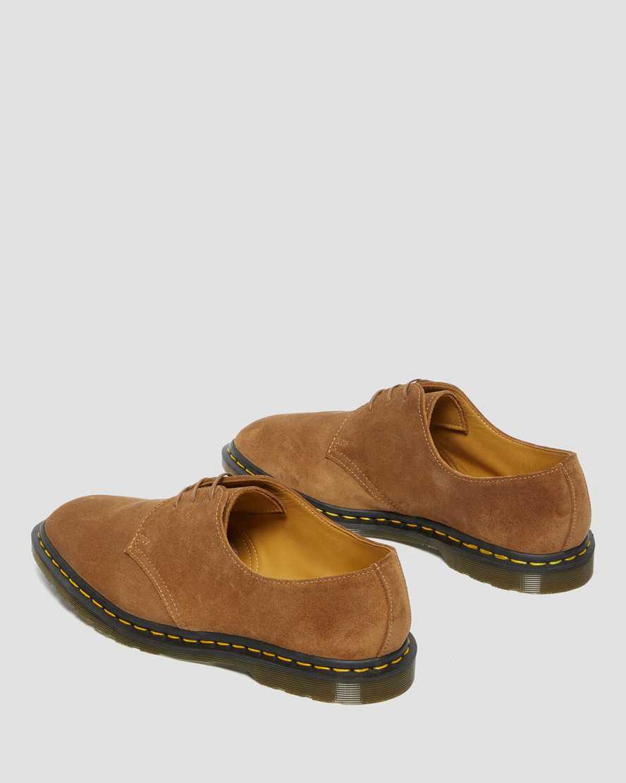 Zapatos Oxford Dr Martens Archie II Made in England Suede Hombre Verde Menta Marrones  España |  73586-ORCV