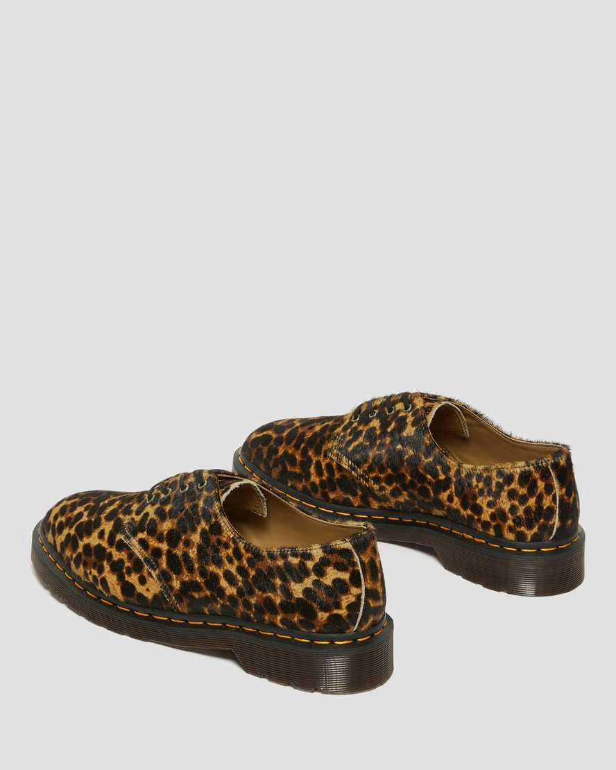 Zapatos Oxford Dr Martens Smiths Hair On Leopard Print Dress Mujer Multicolor  España |  03257-JAEO