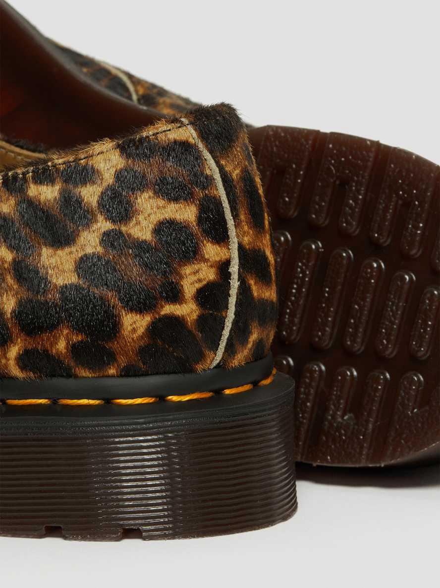Zapatos Oxford Dr Martens Smiths Hair On Leopard Print Dress Hombre Multicolor  España |  97265-PMOL