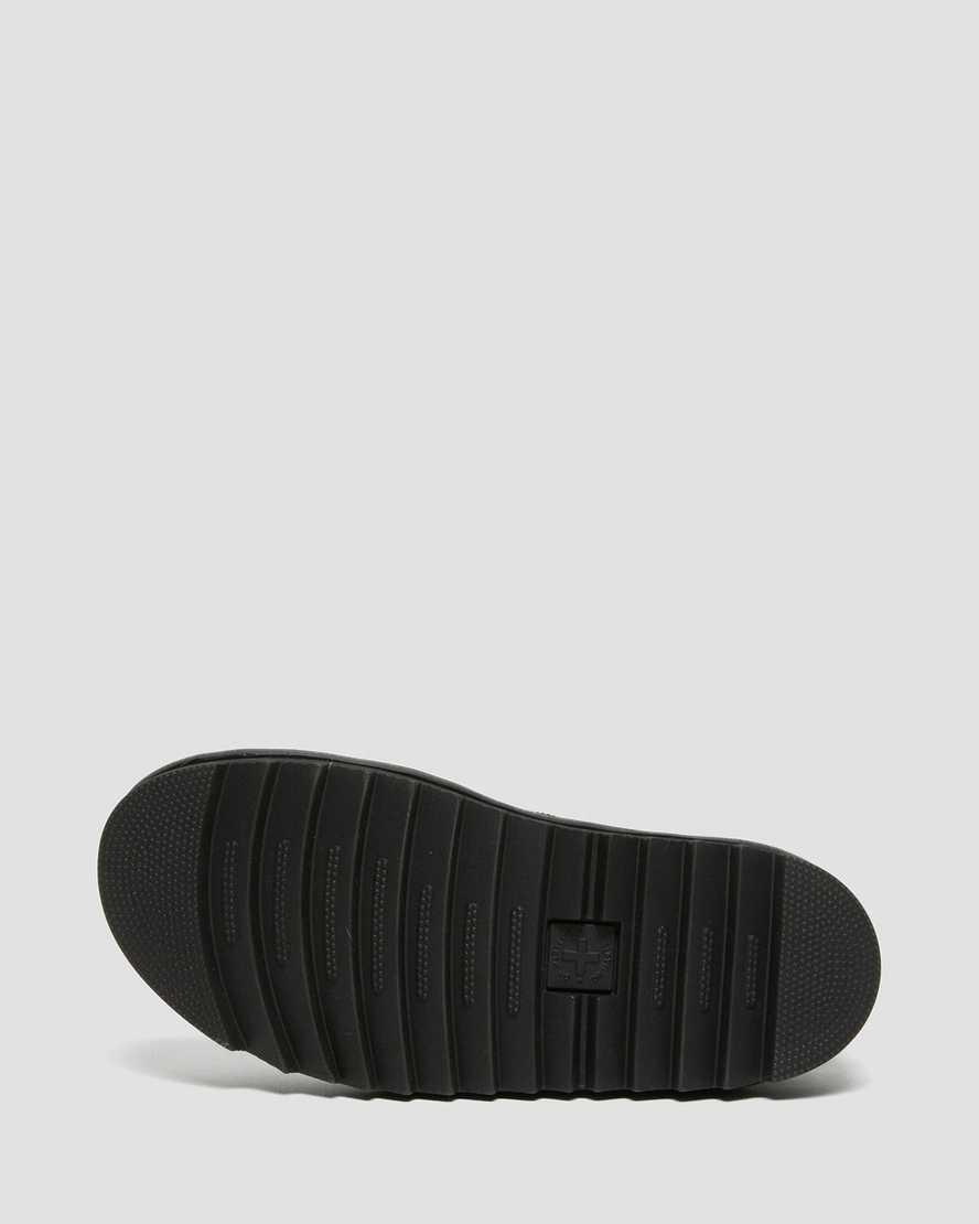 Sandalias De Gladiador Dr Martens Blaire Hydro Leather Strap Mujer Negras  España |  46189-KDMJ