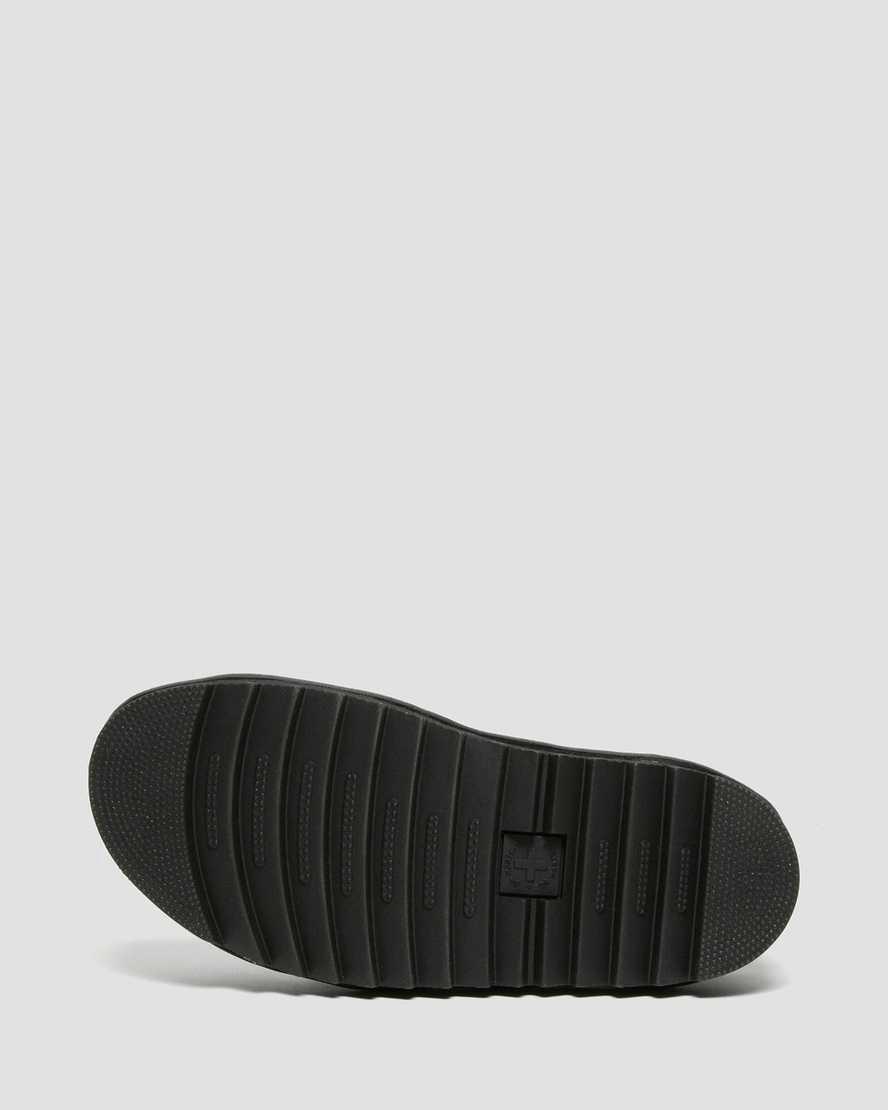 Sandalias De Gladiador Dr Martens Blaire Brando Leather Strap Mujer Negras  España |  47052-ARDO