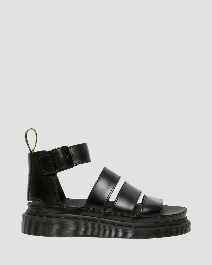 Sandalias De Gladiador Dr Martens Clarissa II Leather Strap Mujer Negras  España |  08732-RSLT