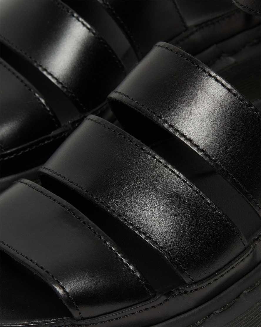 Sandalias De Gladiador Dr Martens Clarissa II Leather Strap Mujer Negras  España |  08732-RSLT