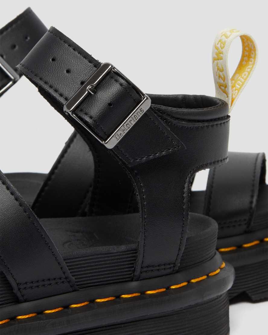Sandalias De Gladiador Dr Martens Vegan Blaire Felix Mujer Negras  España |  89701-JNDU