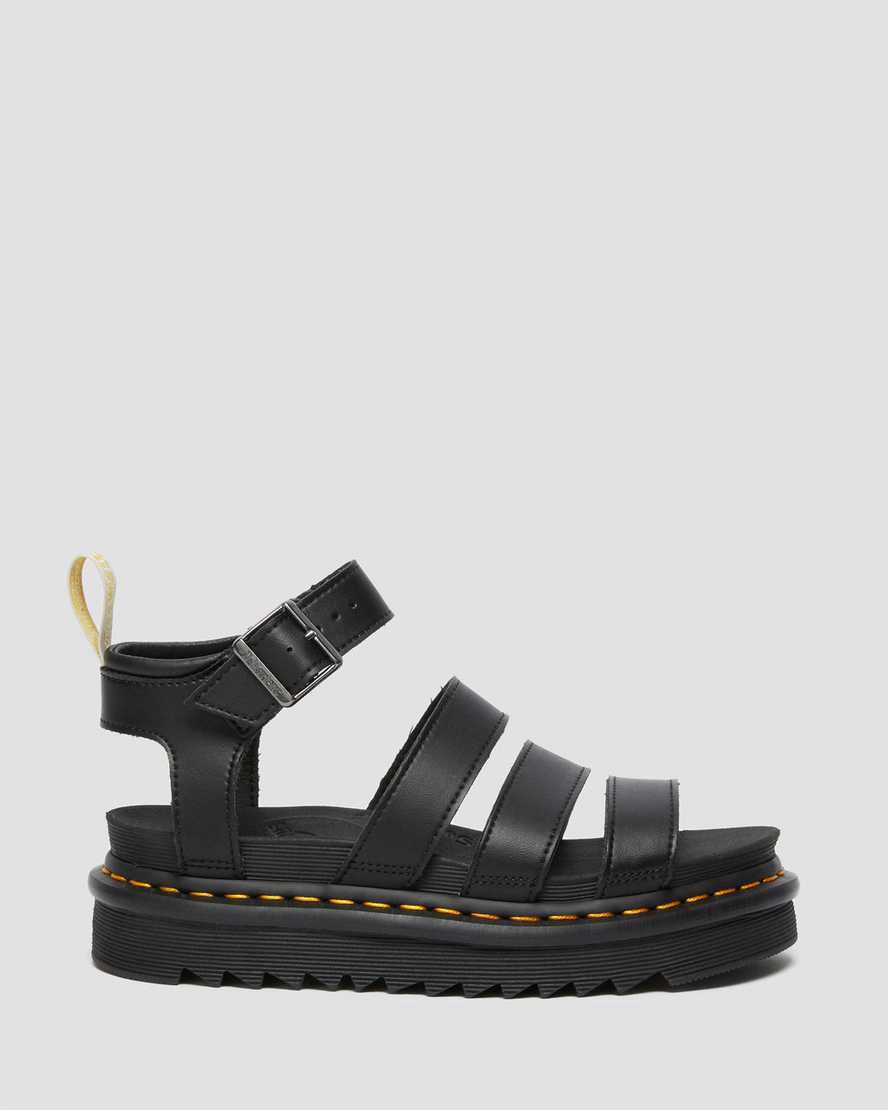 Sandalias De Gladiador Dr Martens Vegan Blaire Felix Mujer Negras  España |  89701-JNDU