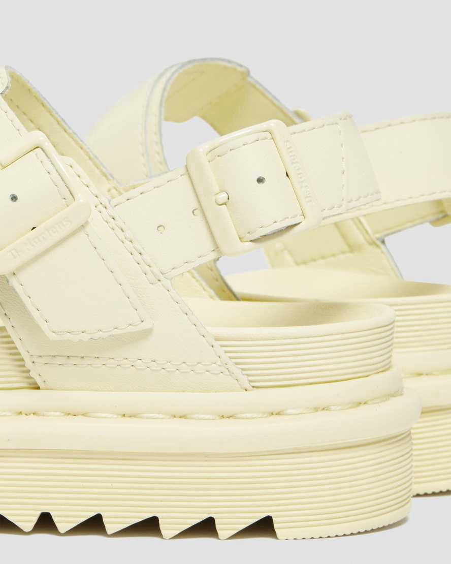 Sandalias De Gladiador Dr Martens Voss Leather Strap Mujer Marrones Creme  España |  45612-KMVB
