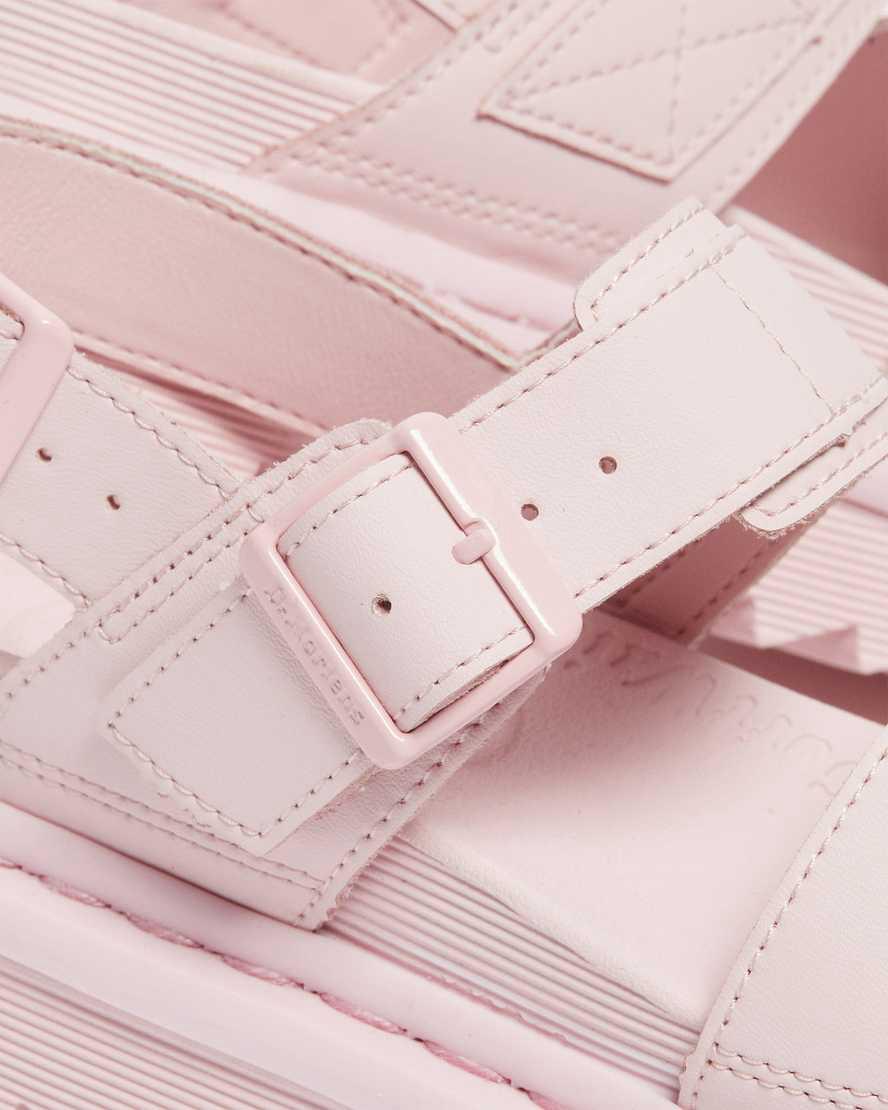 Sandalias De Gladiador Dr Martens Voss Leather Strap Mujer Rosas  España |  91472-LQOC