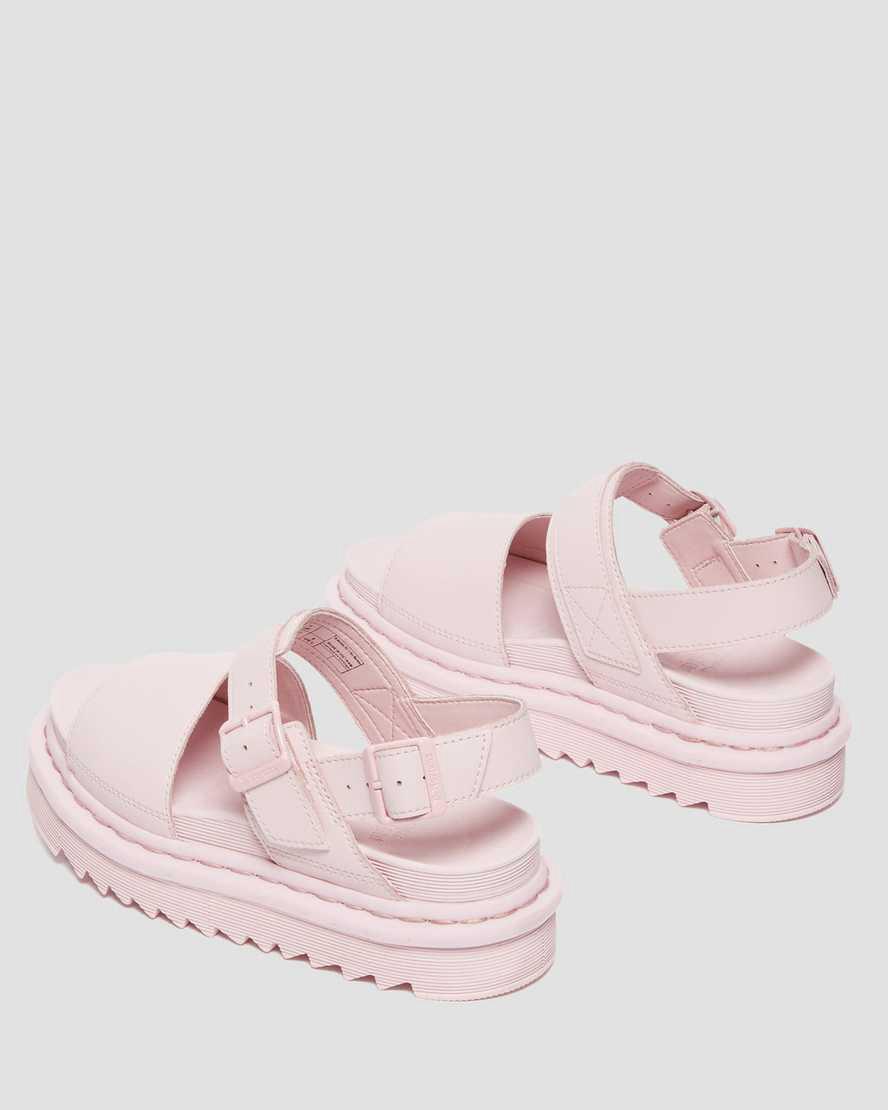 Sandalias De Gladiador Dr Martens Voss Leather Strap Mujer Rosas  España |  91472-LQOC