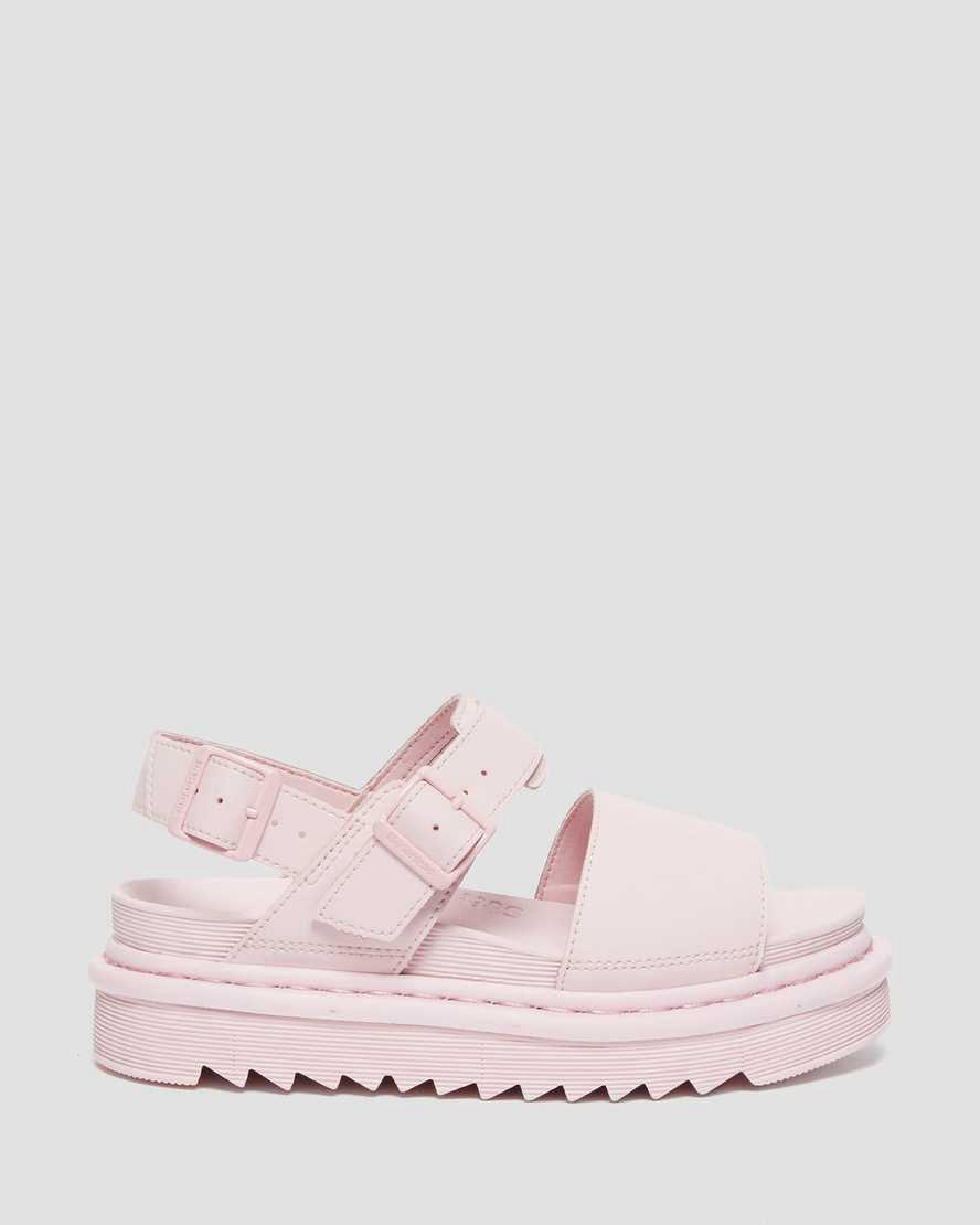 Sandalias De Gladiador Dr Martens Voss Leather Strap Mujer Rosas  España |  91472-LQOC