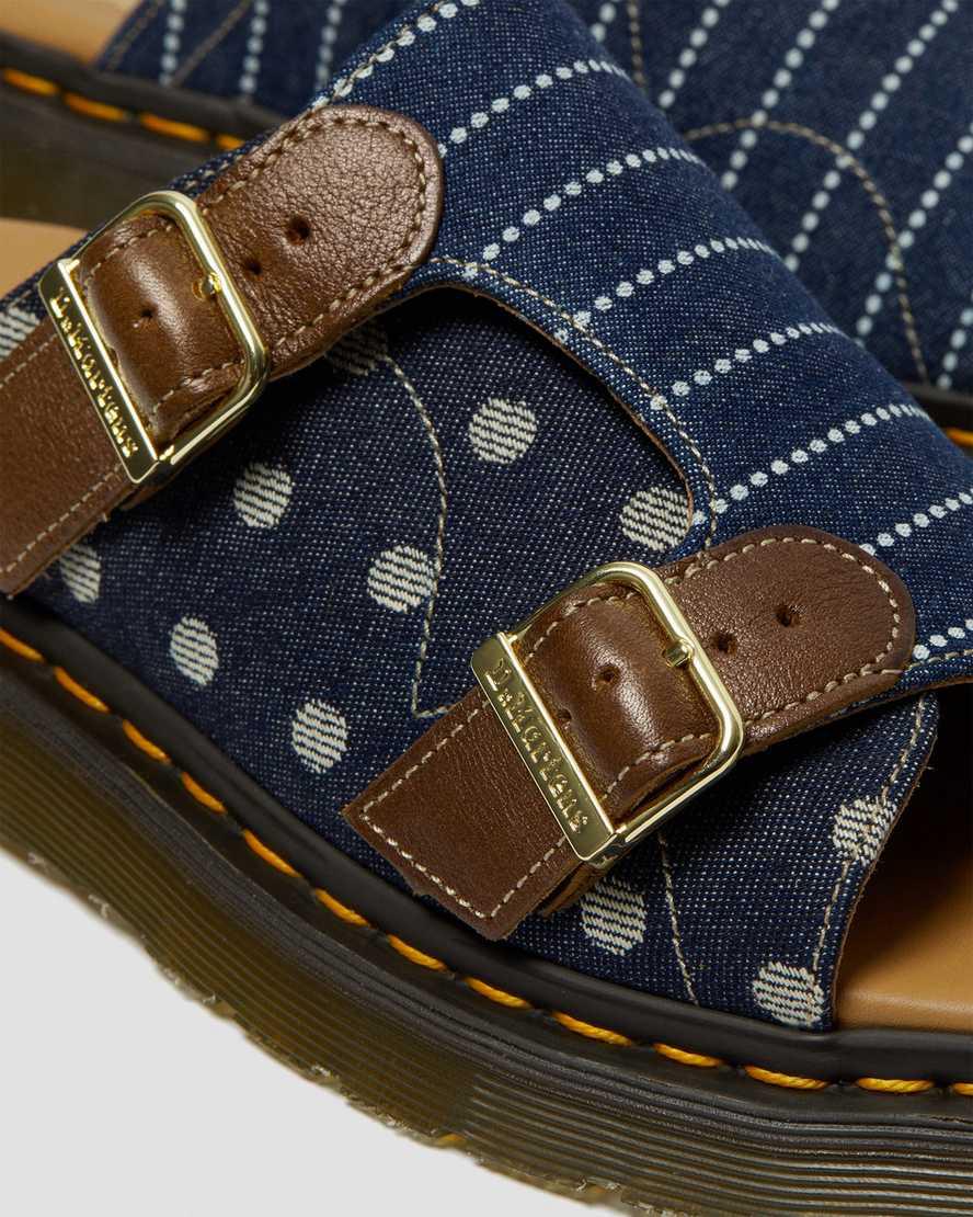 Sandalias Dr Martens Dayne Made in England Pinstripe Dot Slide Hombre Multicolor  España |  90123-SLWR