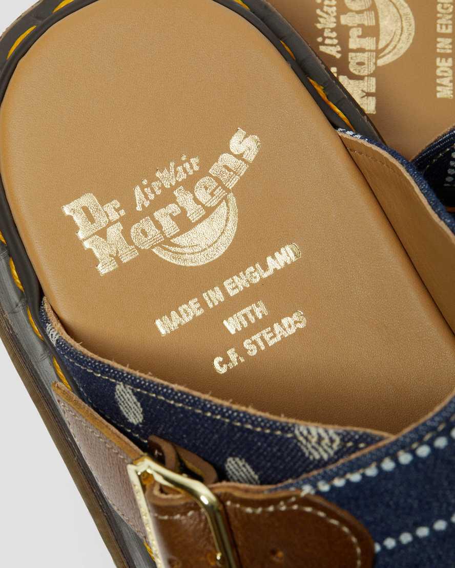 Sandalias Dr Martens Dayne Made in England Pinstripe Dot Slide Hombre Multicolor  España |  90123-SLWR