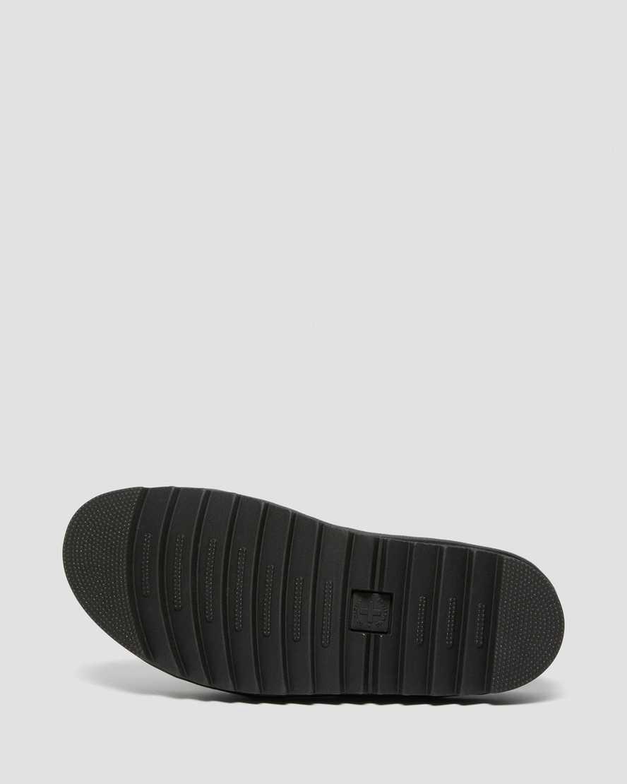 Sandalias Dr Martens Fynn Leather Strap Hombre Negras  España |  24867-PYWO