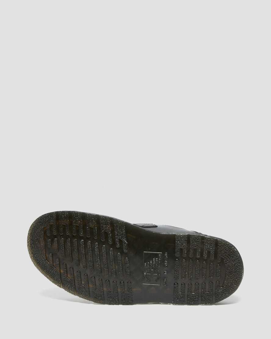 Sandalias Dr Martens Jorge Made in England Leather Slingbacks Hombre Negras  España |  47318-JFEO