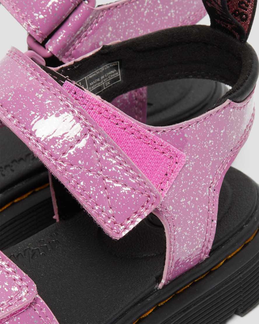 Sandalias Dr Martens Junior Klaire Glitter Niños Rosas  España |  71298-UDAZ