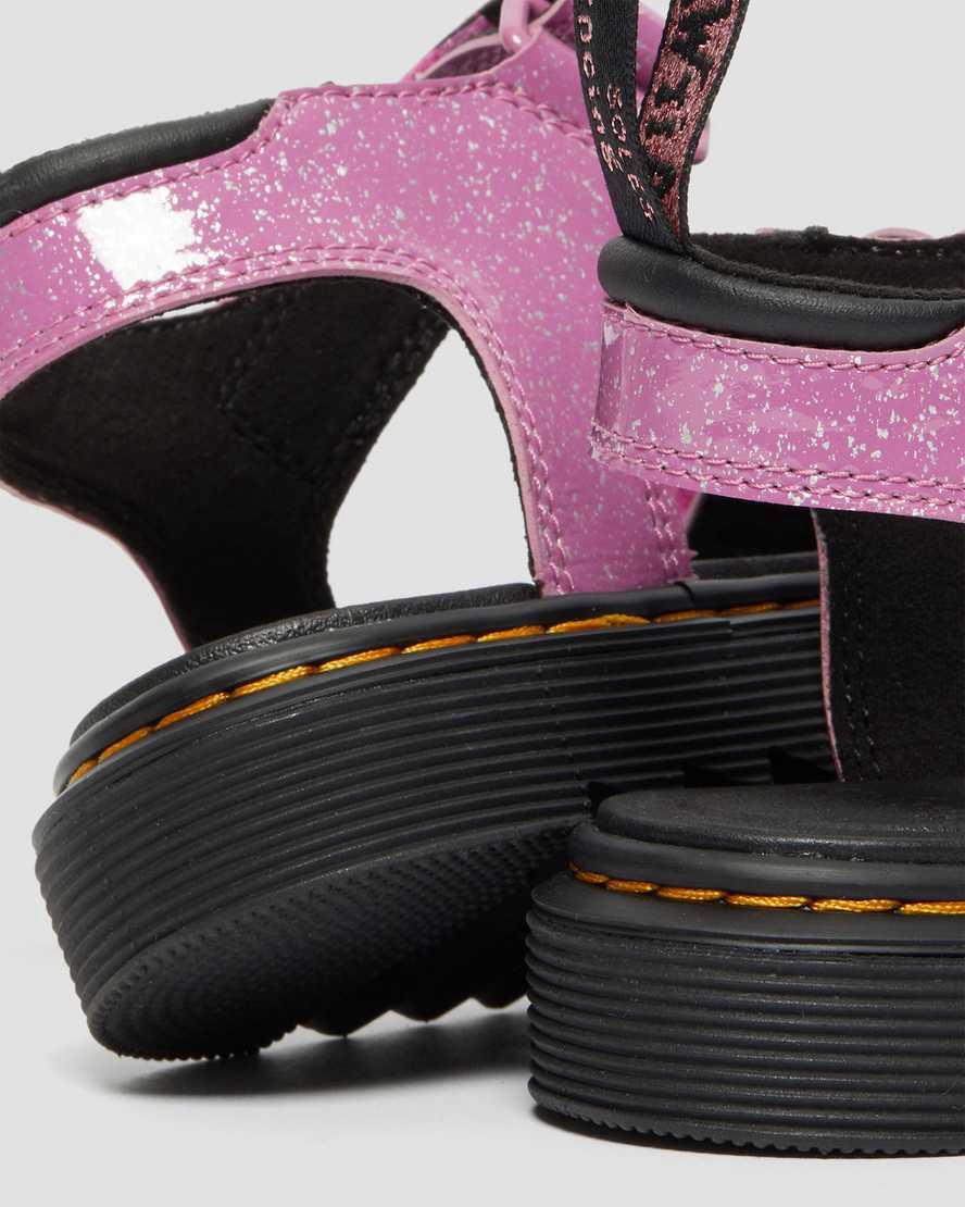 Sandalias Dr Martens Junior Klaire Glitter Niños Rosas  España |  71298-UDAZ