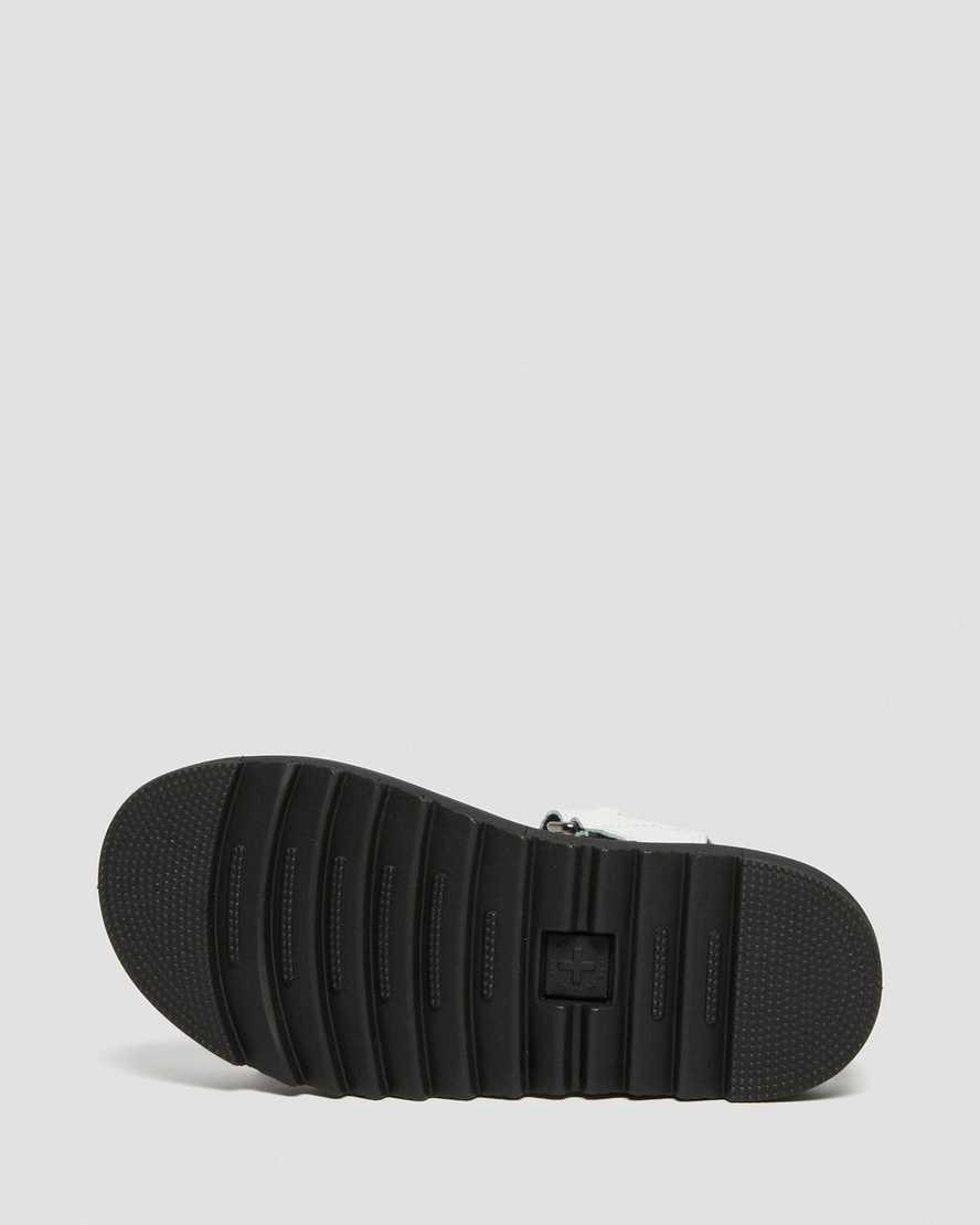 Sandalias Dr Martens Junior Klaire Leather Strap Niños Blancas  España |  82017-UELK