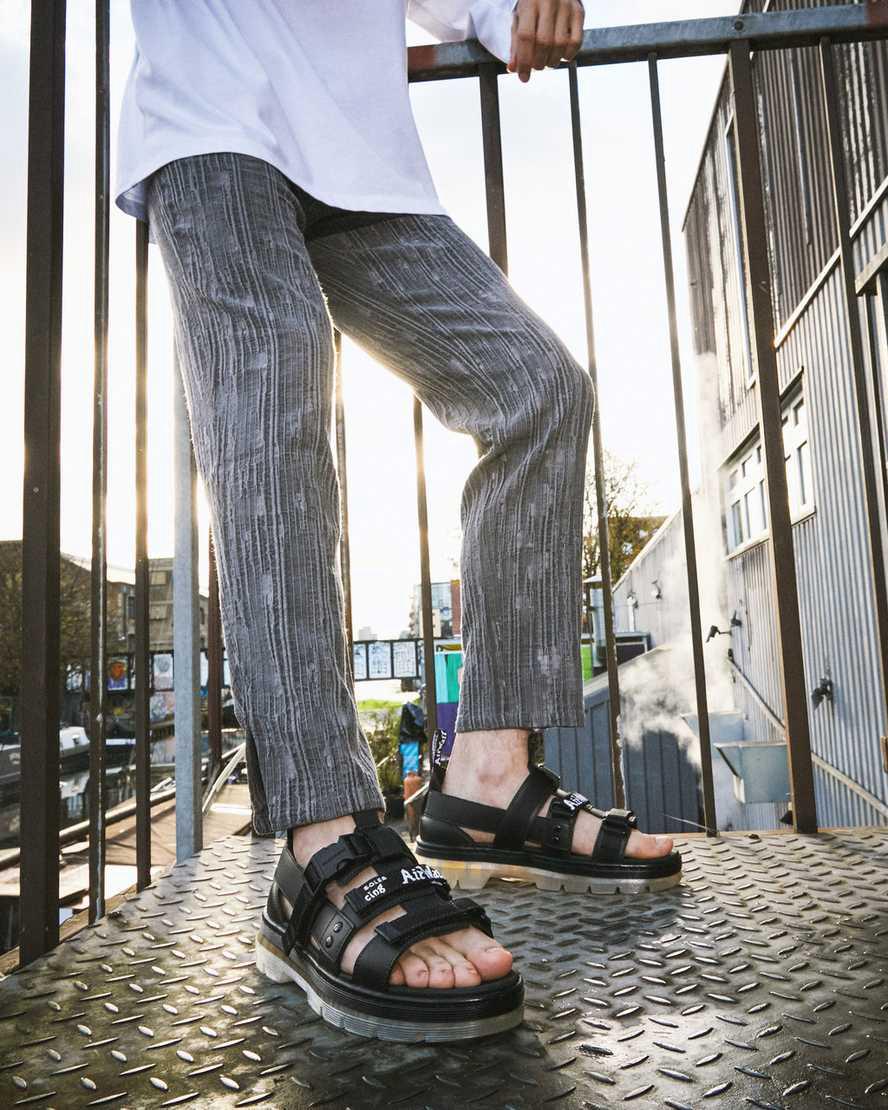 Sandalias Dr Martens Pearson Iced Casual Hombre Negras  España |  01529-FAHW