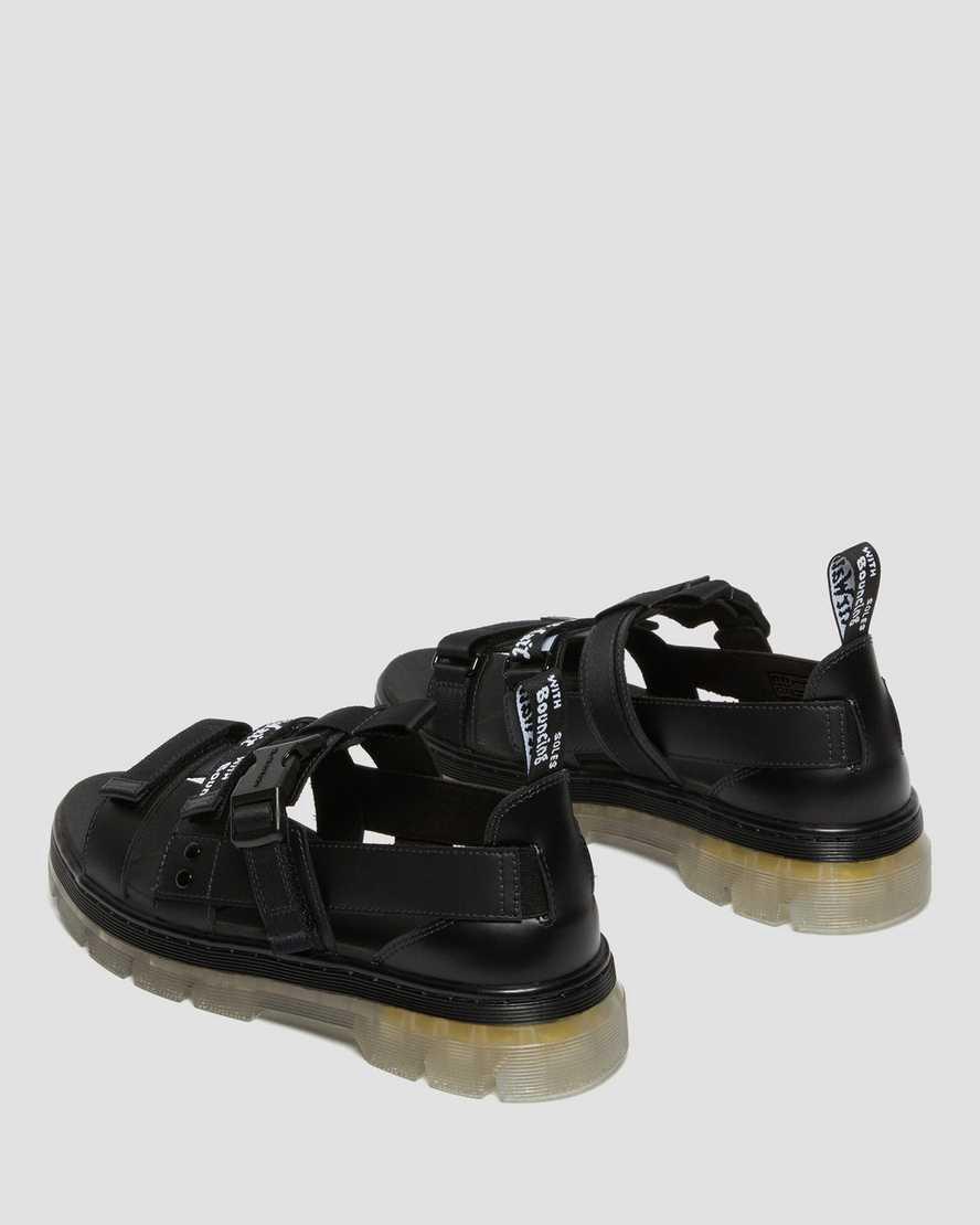 Sandalias Dr Martens Pearson Iced Casual Hombre Negras  España |  01529-FAHW