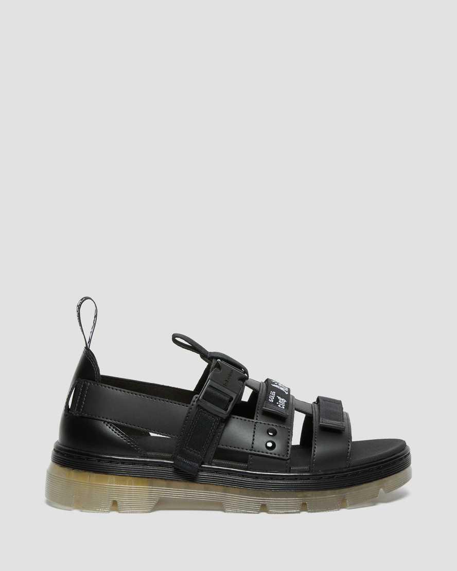 Sandalias Dr Martens Pearson Iced Casual Hombre Negras  España |  01529-FAHW