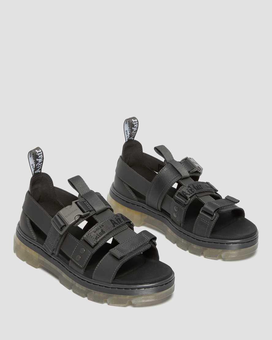 Sandalias Dr Martens Pearson Iced Casual Hombre Gris  España |  53824-YFTW