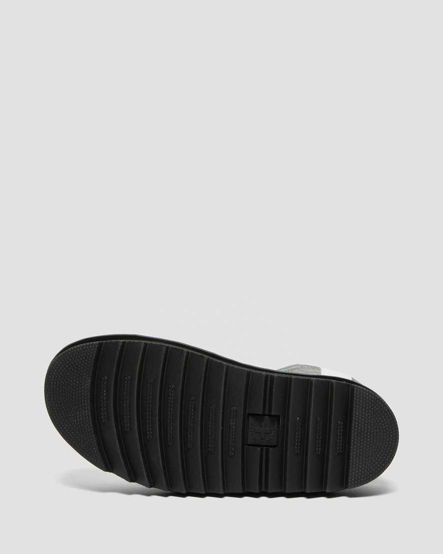 Sandalias de Plataforma Dr Martens Blaire Hydro Leather Strap Mujer Blancas  España |  08917-WVCA