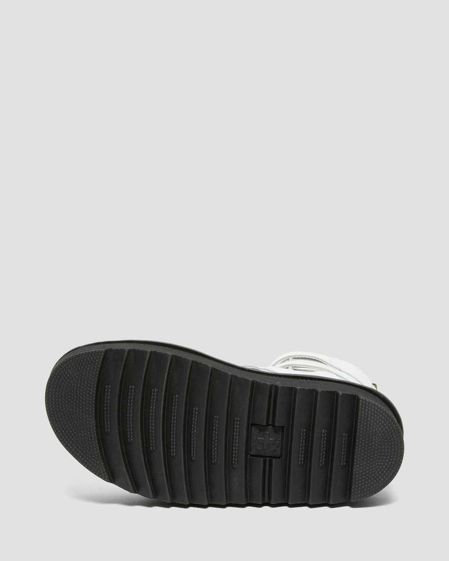 Sandalias de Plataforma Dr Martens Giavanna Leather Gladiator Mujer Blancas  España |  71936-TXHZ