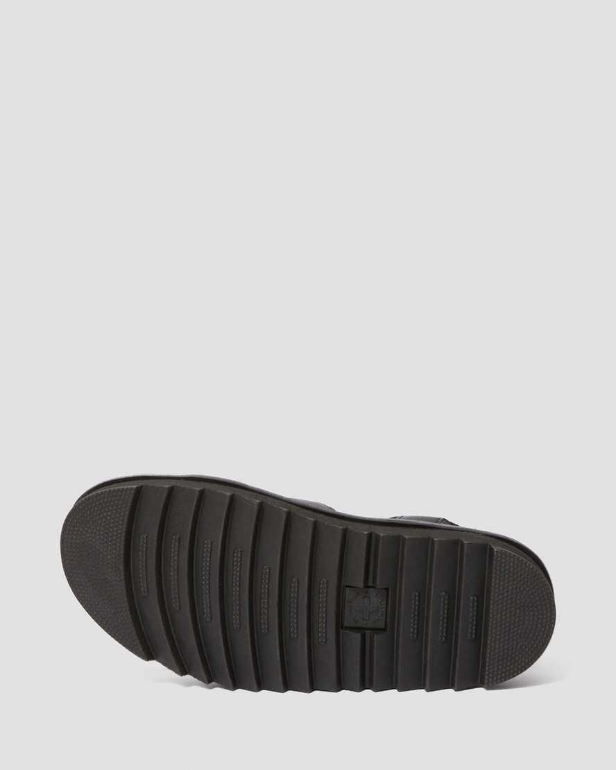 Sandalias de Plataforma Dr Martens Nartilla Leather Gladiator Mujer Negras  España |  53720-WKPF